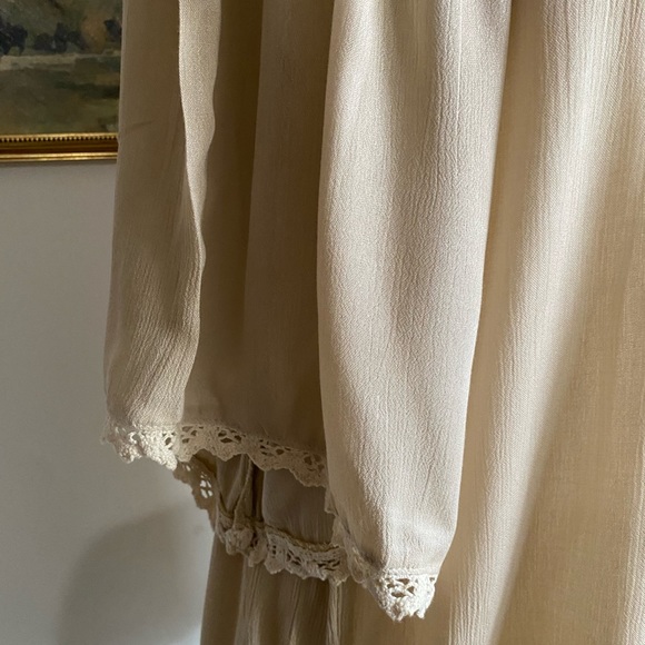 Lucky &Coco women’s blouse off shoulder elastic collar tassels boho style - Picture 8 of 10